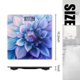thumbnail image 2 of Bathroom Scale, Highly Accurate Digital Body Scale,Precisely Measures Weight up to 400 lbs-Beautiful Dahlia Flower With Pastel Blue And Purple Colors, 2 of 4