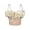 Beige, variant on Women's 3D Floral Crop Top Mesh Push Up Corset Sleeveless Crop Top Club Party Bustier Vest