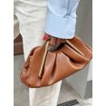 thumbnail image 2 of Women's Pleated Handbag with Gold Metal Handle, Elegant Clutch Purse for Wedding, Party and Evening Events, 2 of 5
