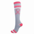 thumbnail image 2 of Vorkoi Plus Size Compression Socks Wide Calf for Women & Men 20-30 mmhg-Extra Wide Calf Knee High Support Socks for Nurse, 2 of 3