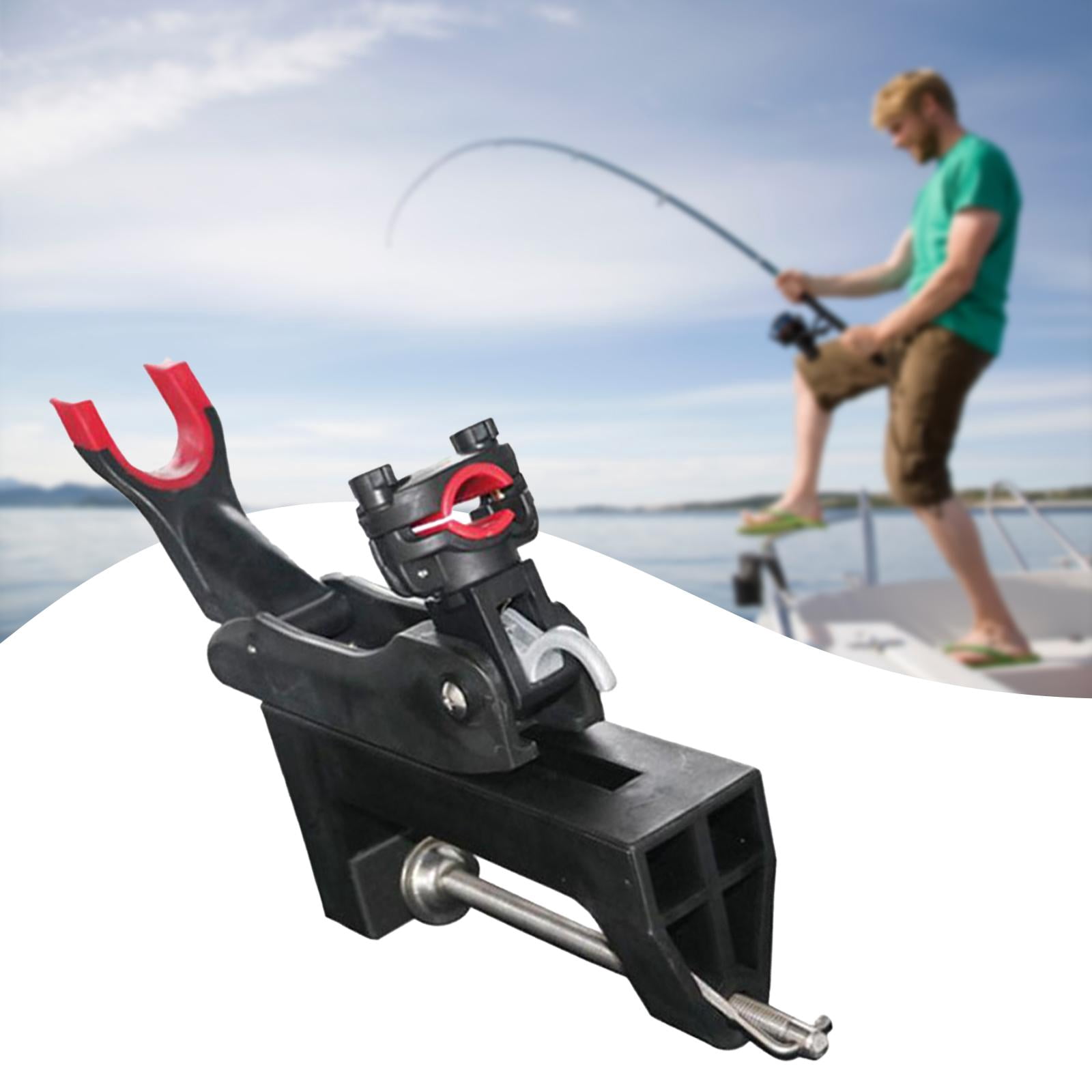 Support De Canne à Pêche En U - Pince Antidérapante Pour Bateau, Kayak, Balustrade - Accessoire Pêche Pratique - 8