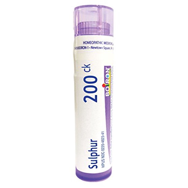 Boiron Sulphur 200C Homeopathic Medicine for Skin Rash 80 Pellets