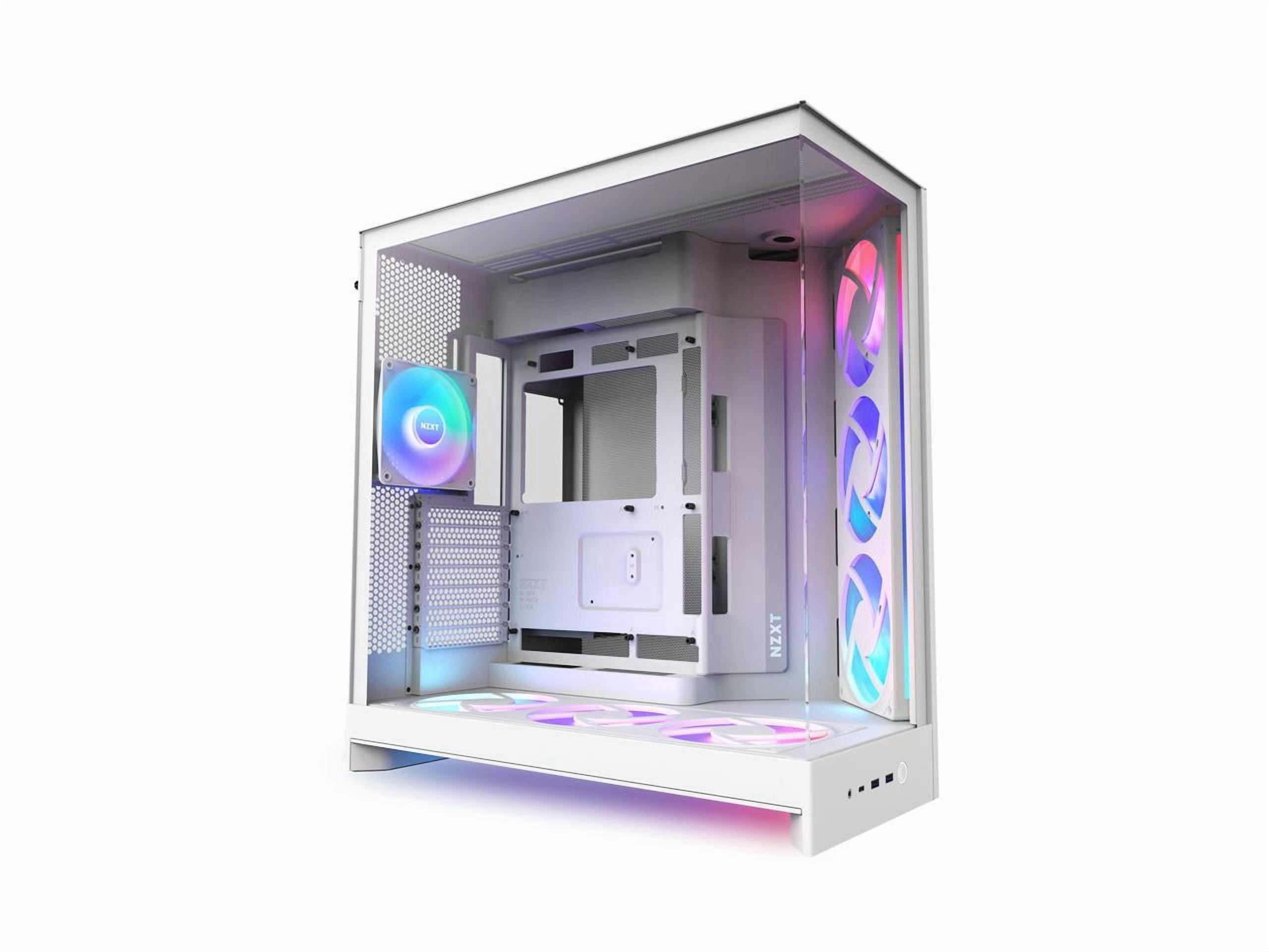NZXT CCM-H92FW-P1 White SGCC / Tempered Glass Mid-Tower Case (Computer Cases - ATX Form)