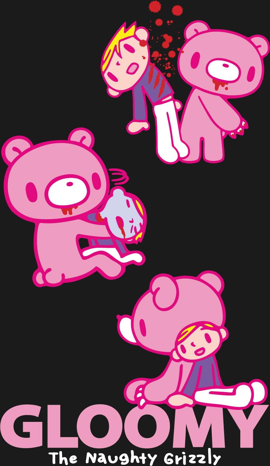 Some Gloomy Bear wallpapers By Mori Chack  rGloomyNaughtyGrizzly