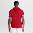 thumbnail image 2 of Men's Fanatics Red Tampa Bay Buccaneers Optimal Play Short Sleeve Hooded T-Shirt, 2 of 5