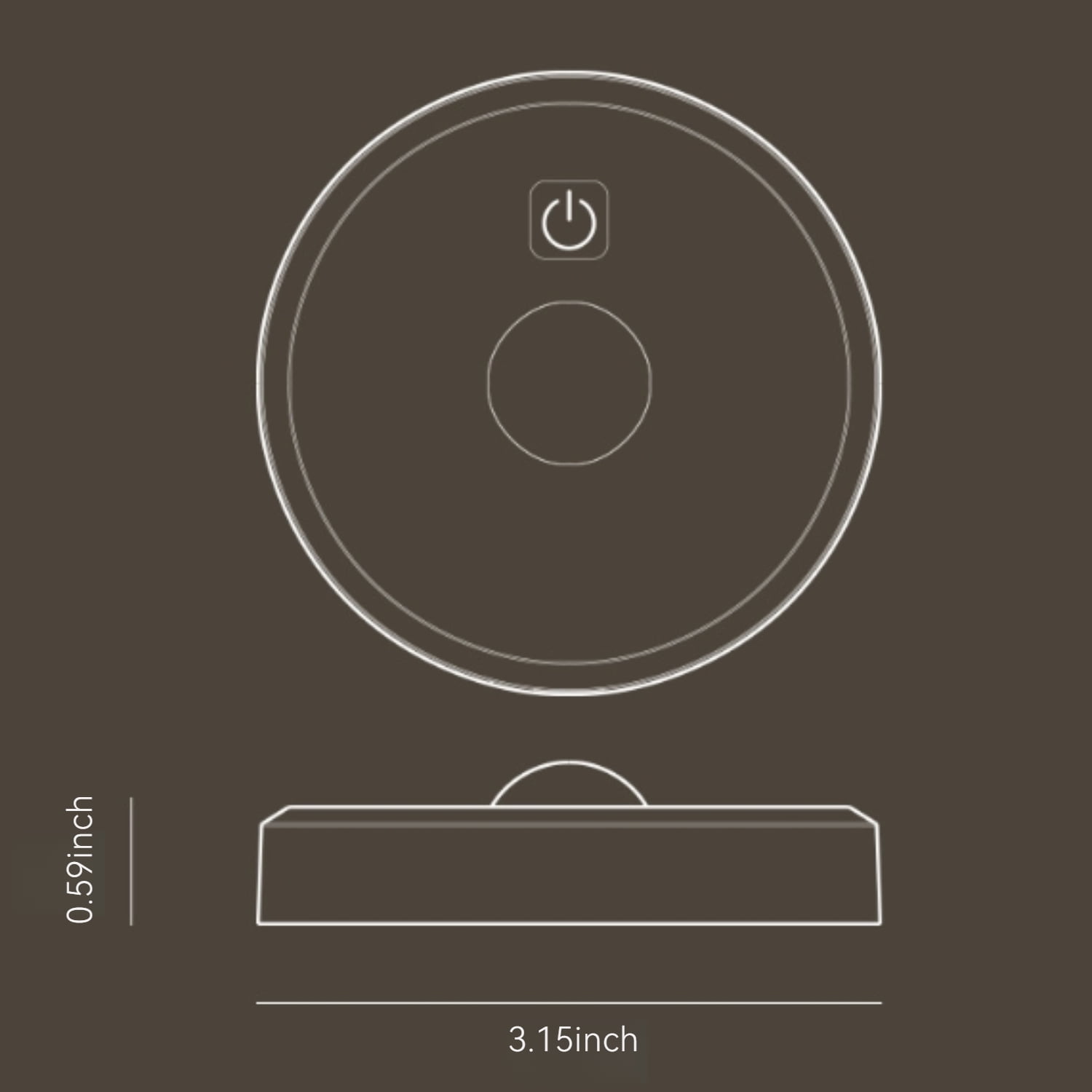 Wireless LED under cabinet lights, rechargeable remote control spotlight for display/closet lighting