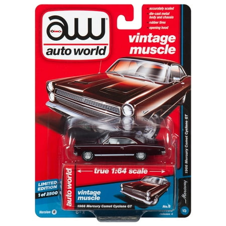 Auto World 1:64 Scale 1966 Mercury Comet Cyclone GT