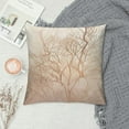 thumbnail image 2 of Nawypu  Square Beige Brown Gold Tree Branch Cushion Case Luxury Modern Throw Pillow Cover Decorative Pillow for Couch Living Room Bedroom Car, 2 of 5