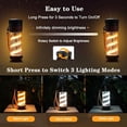 thumbnail image 3 of LED Rechargeable Outdoor Flashlight Lantern, Vintage Brightest Led Flashlights, Battery Powered LED Light for Camping Emergency, 3 of 6