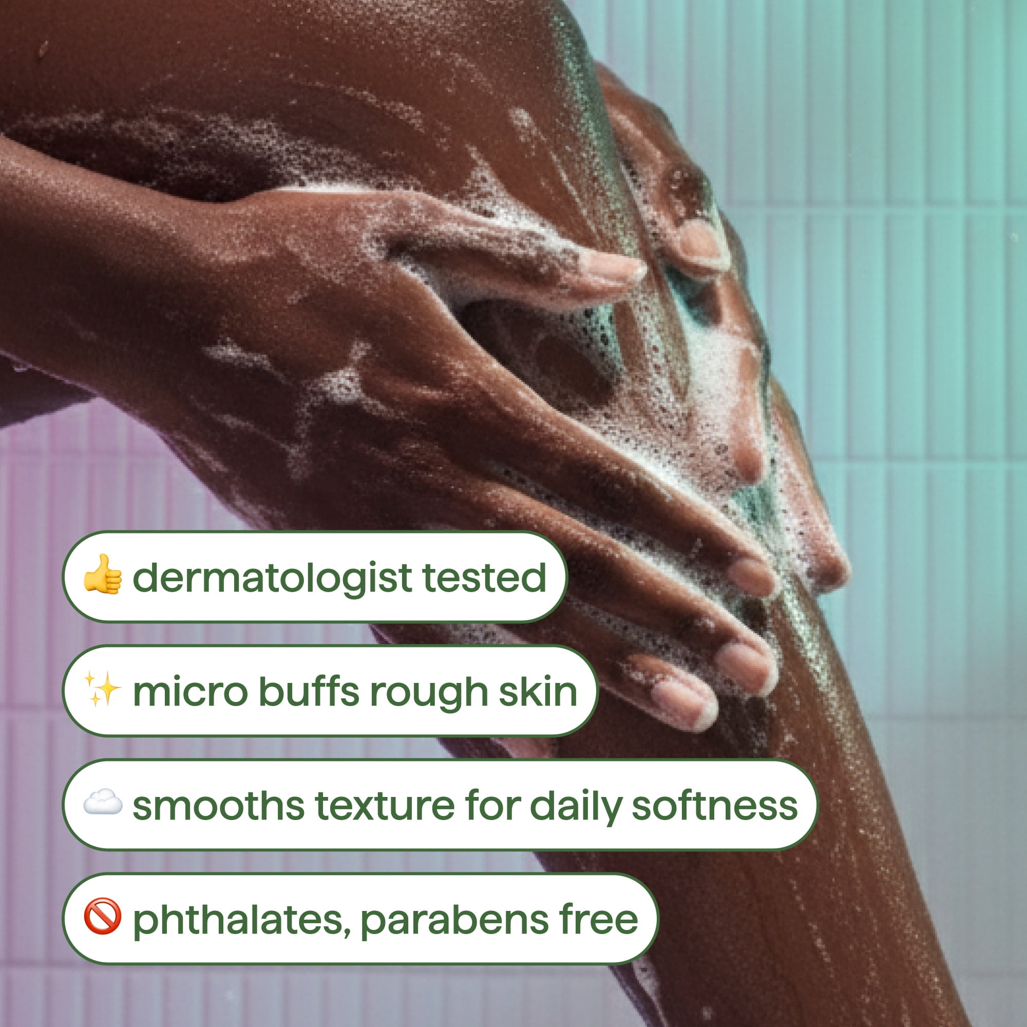 method Exfoliating Body Wash, Micro Buffing - Notes of Ginger, Cardamom & Cedarwood, Made Without Parabens, Smooths Skin with AHA & PHA, 17 fl oz