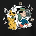 thumbnail image 3 of Disney - Mickey & Friends - Pluto & Mickey Listening to Music - Toddler And Youth Long Sleeve Graphic T-Shirt, 3 of 5