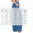 thumbnail image 4 of Women's Fleece Pajama Pants Mid Weight Warm Lounge Bottoms Drawstring Elastic Waist Casual Soft Sleepwear, 4 of 7