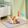 thumbnail image 5 of 15.7x11.8in Cooling Mat For Dogs Cats - Breathable Summer Resting Pad Reusable Foldable For Home Car Travel, 5 of 6