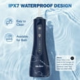 thumbnail image 6 of Sejoy Cordless Water Flosser Dental Teeth Cleaner, Portable 300ml Tank Oral Irrigator, 5 Modes, 5 Jet Tips, 6 of 10