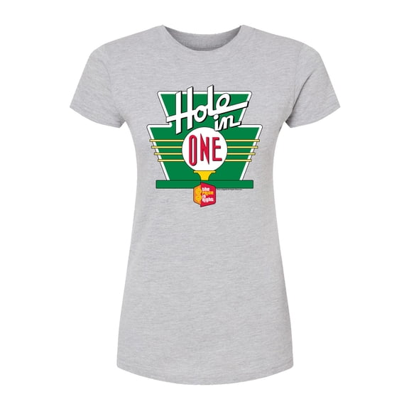 Price is Right - HOLE IN ONE  - Juniors Fitted Short Sleeve Graphic T-shirt