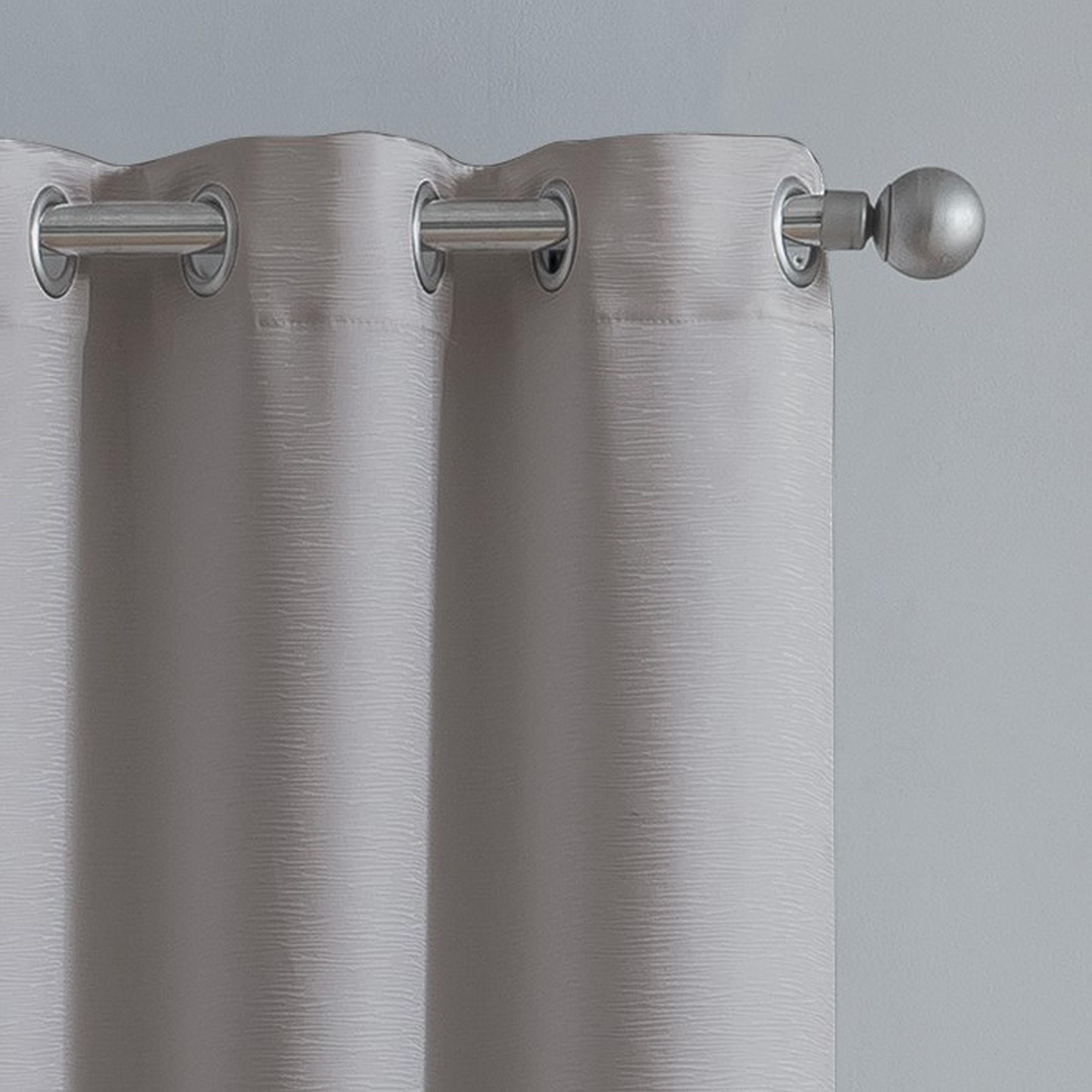 VCNY Home Agnes Gret Solid Grommet Blackout Curtain Panel, 52" x 84"