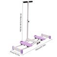 thumbnail image 5 of Adjustable Pelvic Floor Muscle Fitness Equipment for Leg, Hip, and Body Shaping - Home Exercise Machine with Anti-Slip Pedals & Comfortable Handle - Purple, 5 of 11