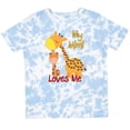 thumbnail image 3 of Inktastic My Mimi Loves Me Giraffe Boys or Girls Toddler T-Shirt, 3 of 5