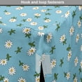 thumbnail image 4 of Daisy Dog Crate Cover, Hand Drawn Natural Look Picked Daisy Flowers Accent Rhythmic Pattern, Easy to Use Pet Kennel Cover Small Dogs Puppies Kittens, 7 Sizes, Pale Blue Olive Green, by Ambesonne, 4 of 6