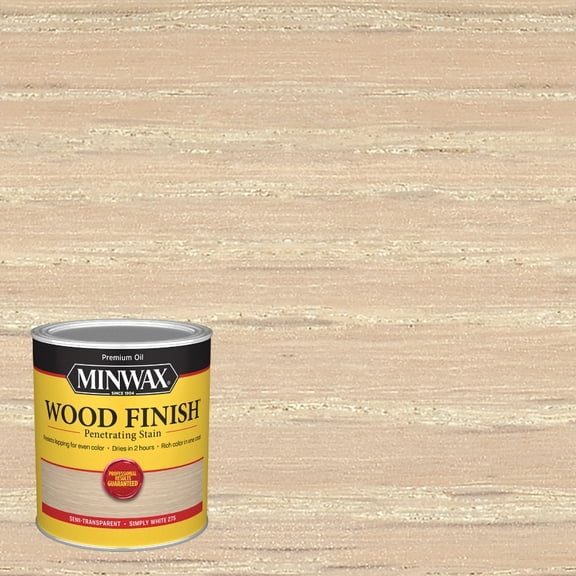 Minwax Wood Finish, Simply White, 1 Quart