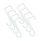 thumbnail image 2 of 8 ganchos para colgar vallas, multiusos, compactos. blanco 15cm, 2 of 9