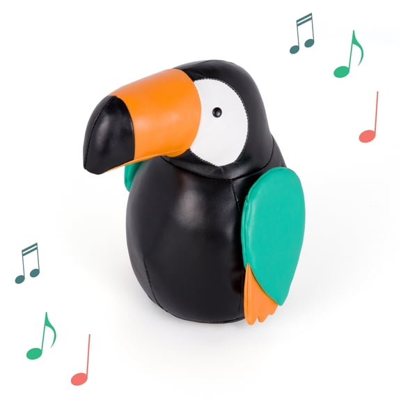 Musical Animals - Jean the Toucan Pull-String Music Box Plush Toy for Babies and Toddlers