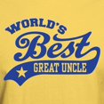 thumbnail image 3 of CafePress - World's Best Great Uncle Light T Shirt - Men's Classic Graphic T-Shirt, 3 of 4