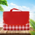 thumbnail image 1 of Tapete De Pícnic Manta de playa portátil, tapete de pastizales plegable, accesorios para exteriores (rojo) Sywqhk Para Estrenar, 1 of 7