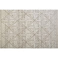 thumbnail image 4 of 5' X 8' Ivory Tan And Gray Geometric Hand Knotted Area Rug, 4 of 5