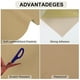 thumbnail image 4 of Cinta de reparación de cuero Unique Bargains, autoadhesiva para muebles, sofá, asientos de coche, silla de oficina, color beige, 118.11"x15.75", 4 of 7
