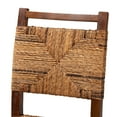 thumbnail image 4 of bali & pari Cordoba Natural Seagrass and Mahogany Wood 2-Piece Dining Chair, 4 of 9