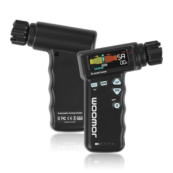 JOWOOM T2 Multi-functional Smart Guitar Tuner Peg String Winder for Ukulele Chromatic Tuning Built-in Rechargeable Lithium Battery