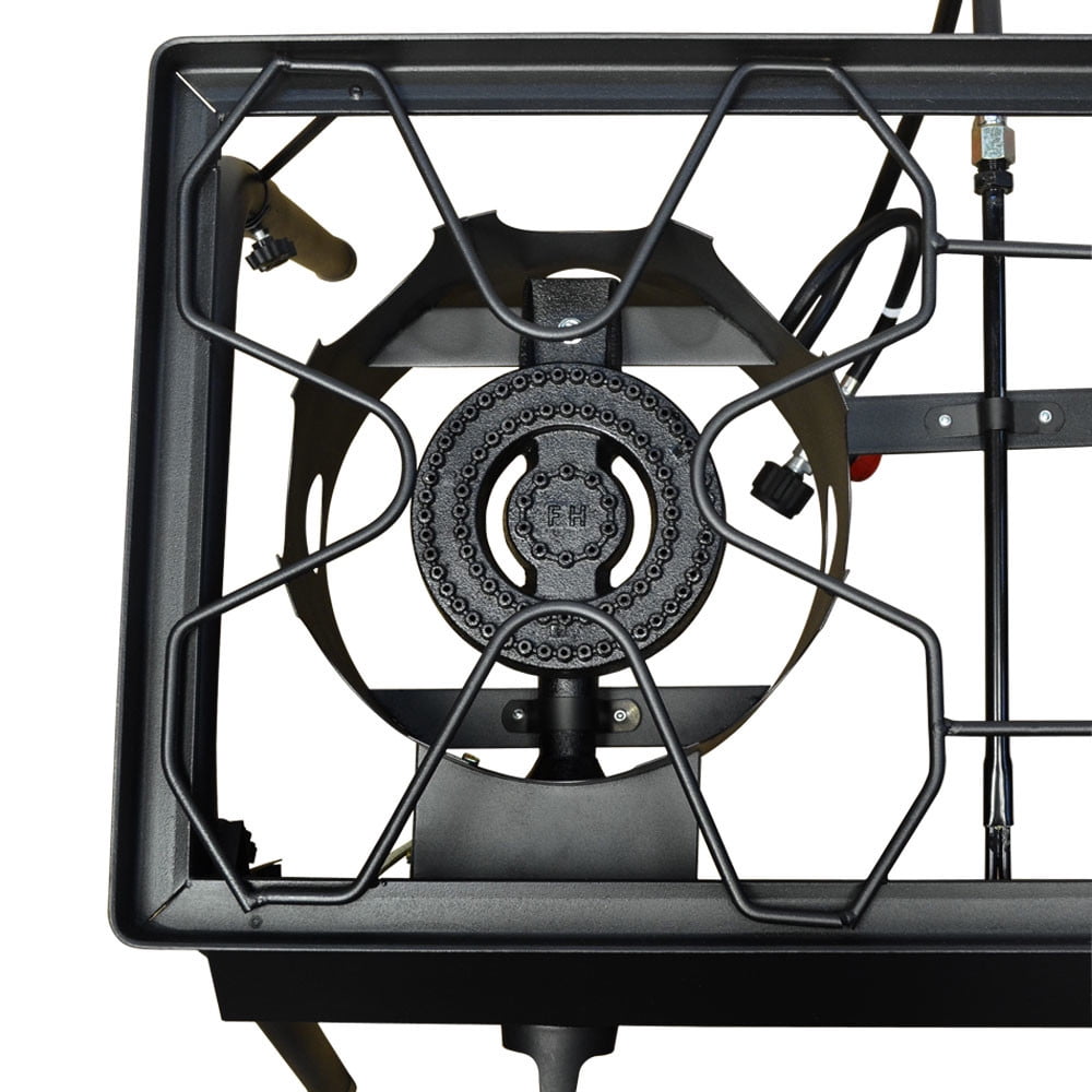 Propane Gas 2 Double High Pressure Burner Outdoor  Stove -AUTO IGNITION