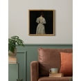 thumbnail image 4 of Drsoum Medieval Lady Classic Home Decor Vintage Canvas Wall Art Farmhouse Bathroom Office Decor 10x10in Natural Framed, 4 of 5
