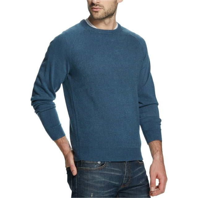 Weatherproof Chandail-Over Doux pour Hommes, Bleu, Moyen
