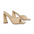 thumbnail image 3 of XY London Womens Maylin Quilted Sculptured Heel High Heels, 3 of 5