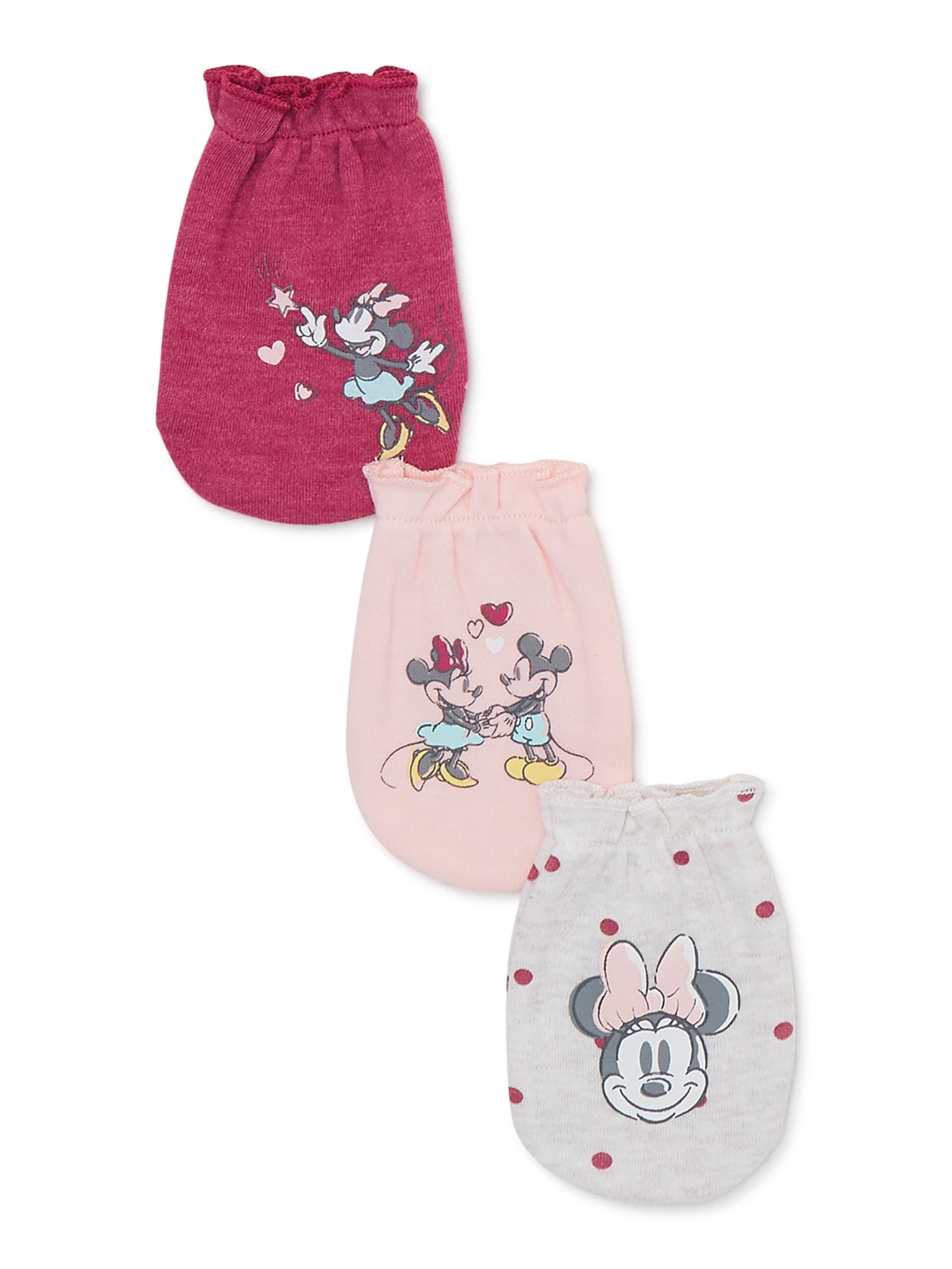 Disney Baby Wishes + Dreams Minnie Mouse Baby Boys and Girls Unisex Mittens Caps