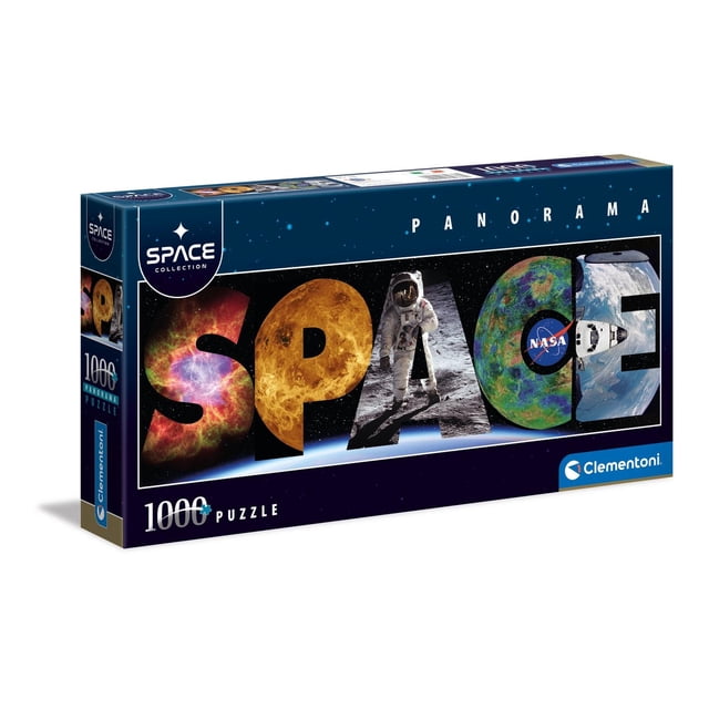 Rompecabezas NASA Espacio Panorámico 1000 piezas Clementoni 69X50