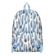 thumbnail image 4 of Nordic Style Vintage Fashion Backpack – Rustic Folk Inspired Canvas Bookbag for Daily Use, Outdoor Adventures, and Commute, 4 of 5