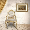 thumbnail image 3 of Thure de Thulstrup 24x18 Gold Ornate Framed and Double Matted Museum Art Print Titled - Battle of Antietam (1887), 3 of 4