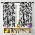 thumbnail image 5 of Blackout Kids Curtains,Gray Black Camo Digital Pattern Childrens Insulated Curtains Set Of 2,Bedroom Essentials,Toddler Room Decor 42"x54", 5 of 5