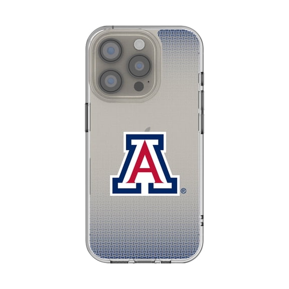 Arizona Wildcats Linen Logo iPhone Clear Case