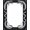 Black White, Pattern 13, variant on Design&I 8'x10' Washable Area Rug Extra Large Skid-Resistant Low Profile Snake Serpent Round Gothic Intertwined Spotted Scale Motif Coiled for Living Room, Family