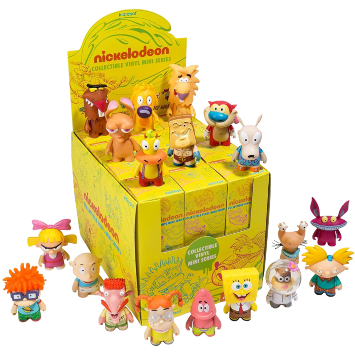 New kidrobot Nickelodeon Nick 90's Series 2 Vinyl Mini Figures Lil Toys