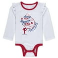 thumbnail image 2 of Girls Newborn & Infant WEAR by Erin Andrews Philadelphia Phillies Three-Piece Tutu Set, 2 of 5