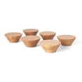 thumbnail image 1 of Pomos para armario TOROS store, 6 unidades, en forma de cono de madera, 4 cm, redondos, 1 of 6