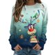 thumbnail image 2 of Pntutb Mujeres Otoño e Invierno Casual Navidad Impreso Cuello Redondo Manga Larga Jersey Blusa Sudadera tops Pntutb Pntutb-735, 2 of 5