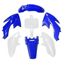 Lumix GC Blue White Fairing Body Plastic Kit For 50cc Honda CRF50 XR50 Dirt Pit Bikes