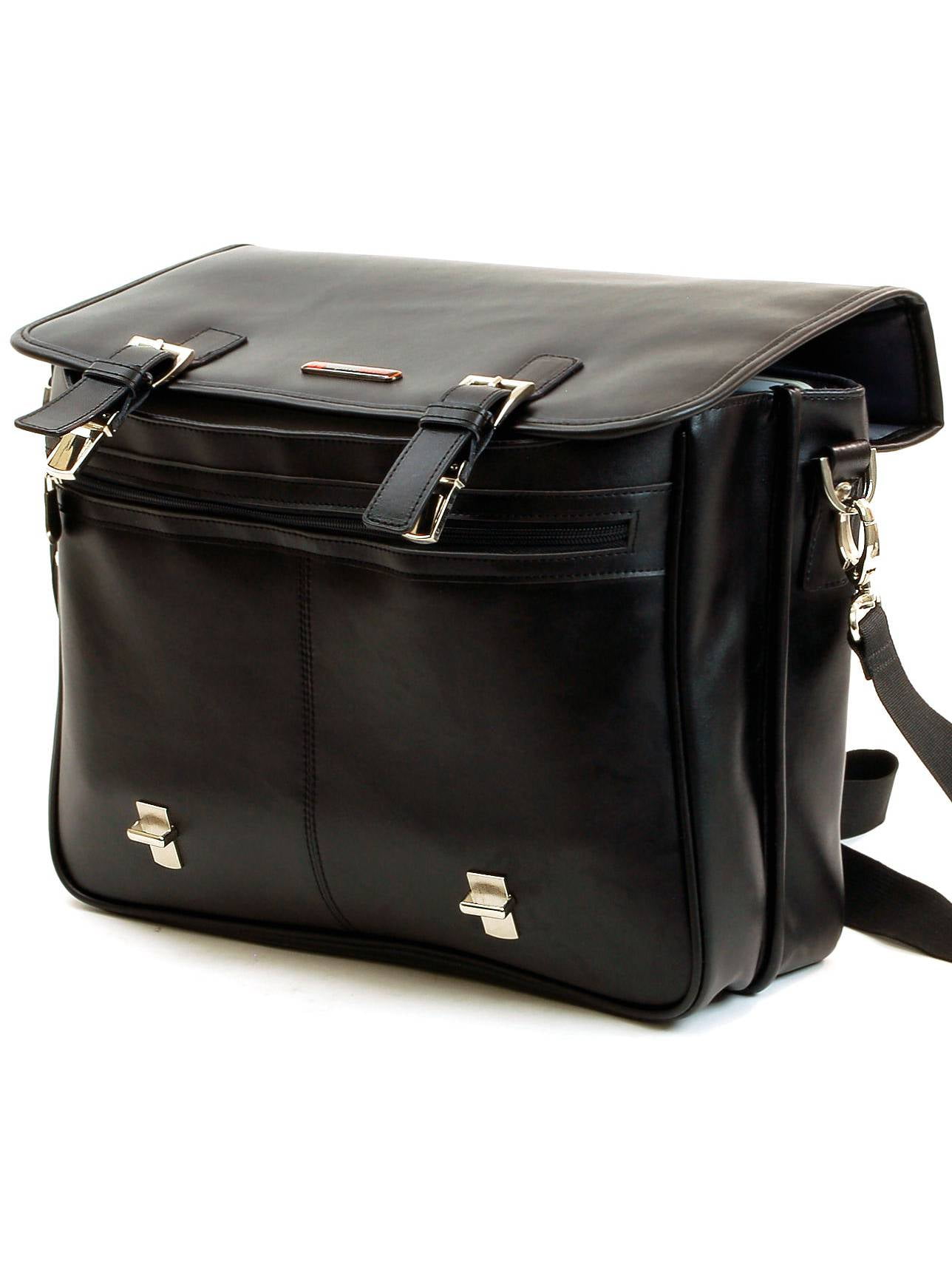 alpine swiss leather briefcase