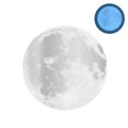 thumbnail image 2 of Gwong Decoración hogareña 40 cm Luminoso Redondo Moon Etiqueta de la pared Bebé Dormitorio Decoración Decoración de la sala de estar Gwong 21037785, 2 of 7
